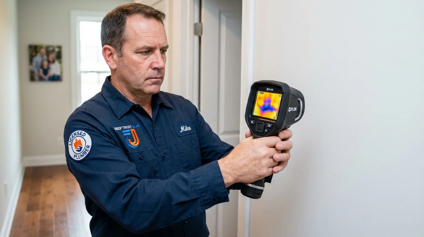 Thermal imaging leak detection by Johns Plumbing LLC in Sedalia
